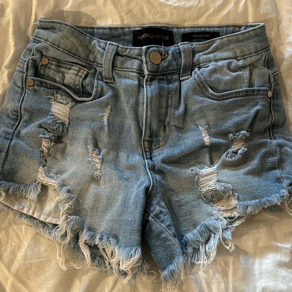 Kendall + Kylie Cut-off  Jean Shorts